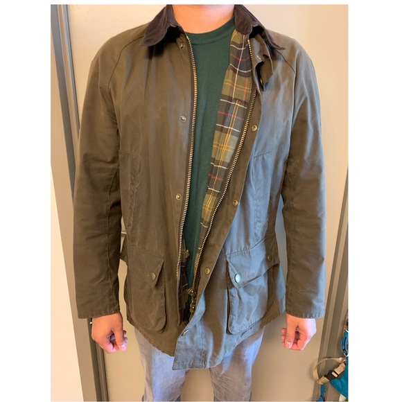 tan barbour jacket